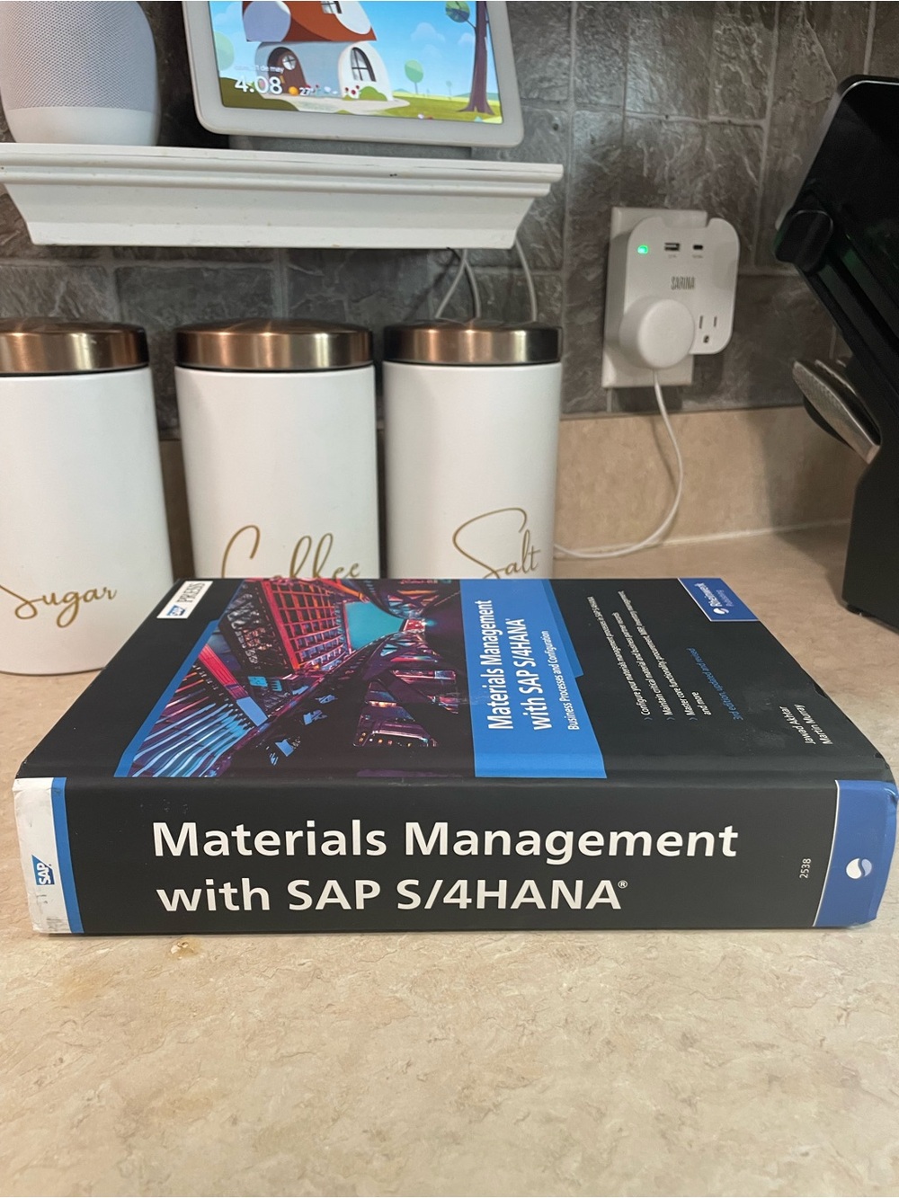 SAP Press "Materials Management with SAP S/4HANA" Textbook - Black & Blue Cover